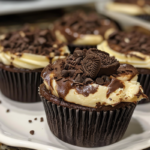 Cheesecake Stuffed Chocolate Cupcakes
