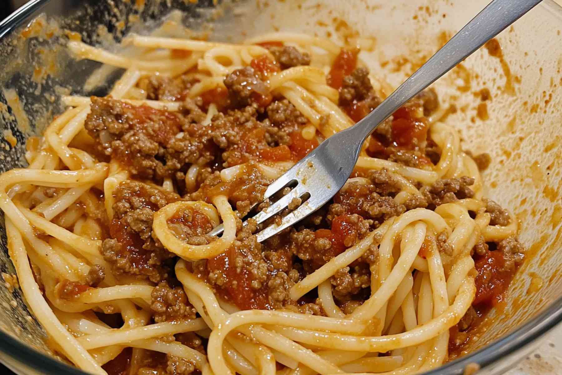 Close-up of cooked ground beef texture for ground beef recipes