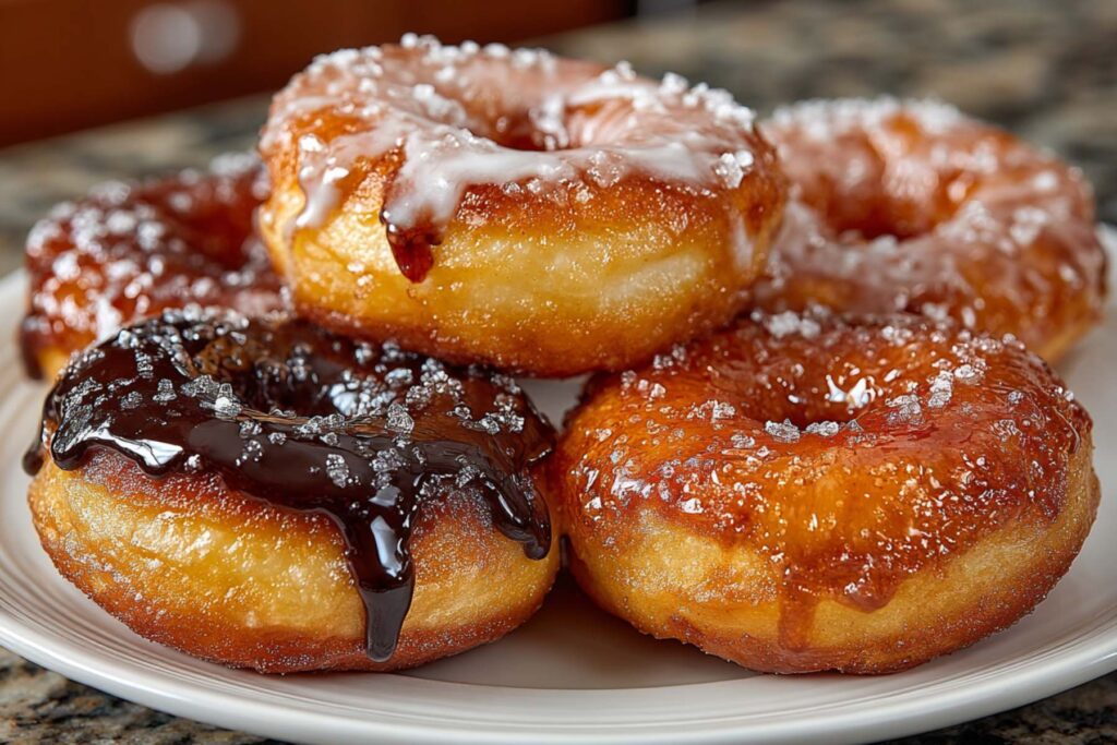 Baked Donut Recipes Showing Soft Cake-Like Crumb