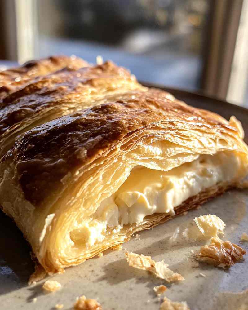 Cheese Danish with Puff Pastry