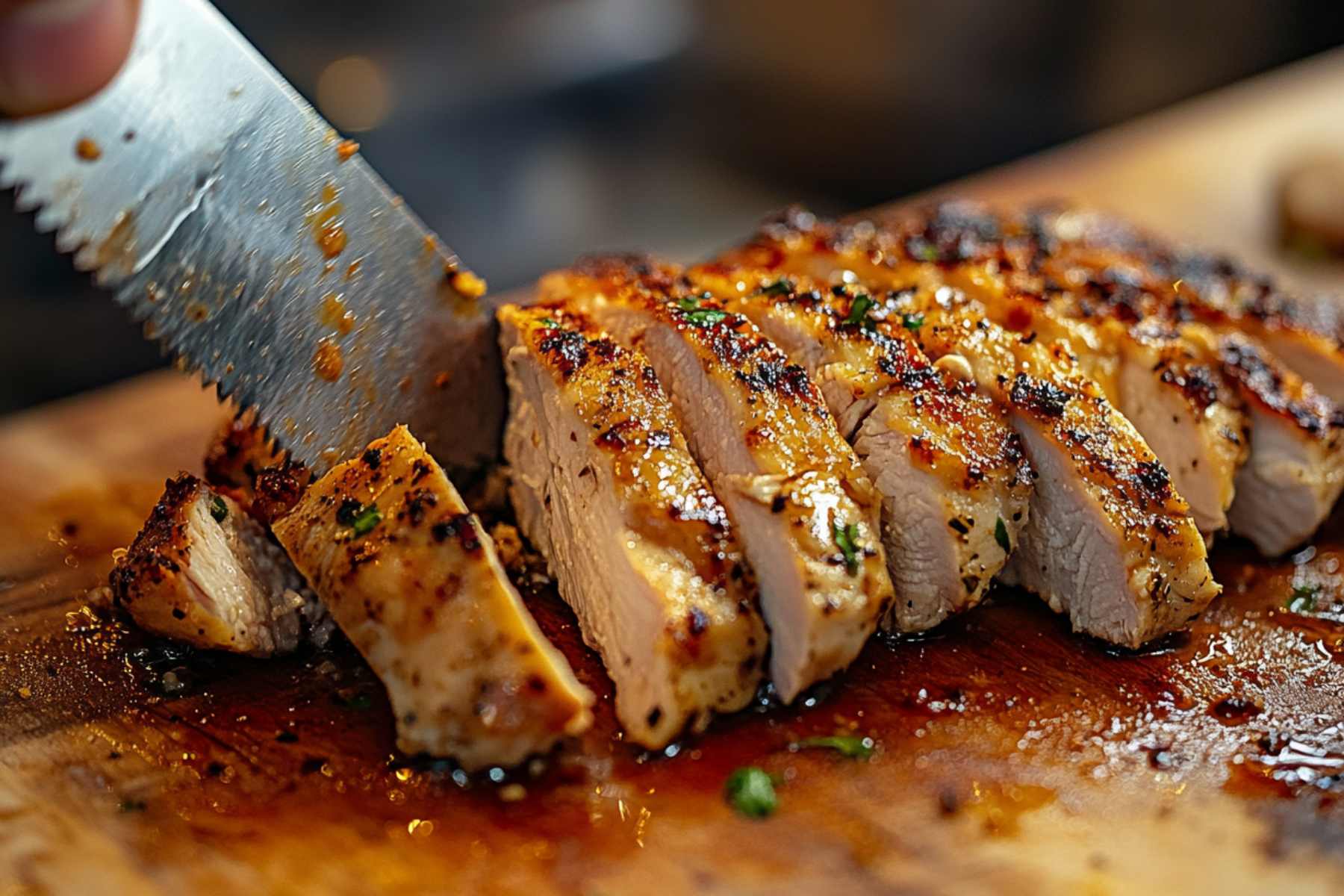 Greek Chicken Baking in a Home Oven