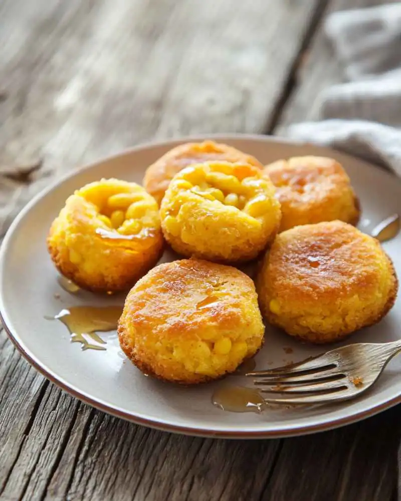 Honey Butter Cornbread Poppers