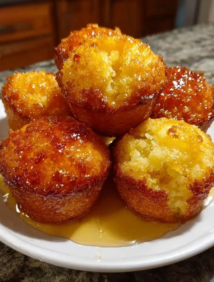 Honey Butter Cornbread Poppers