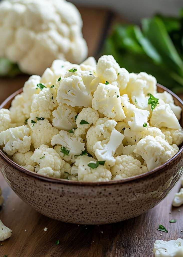 Ingredients for cauliflower recipes