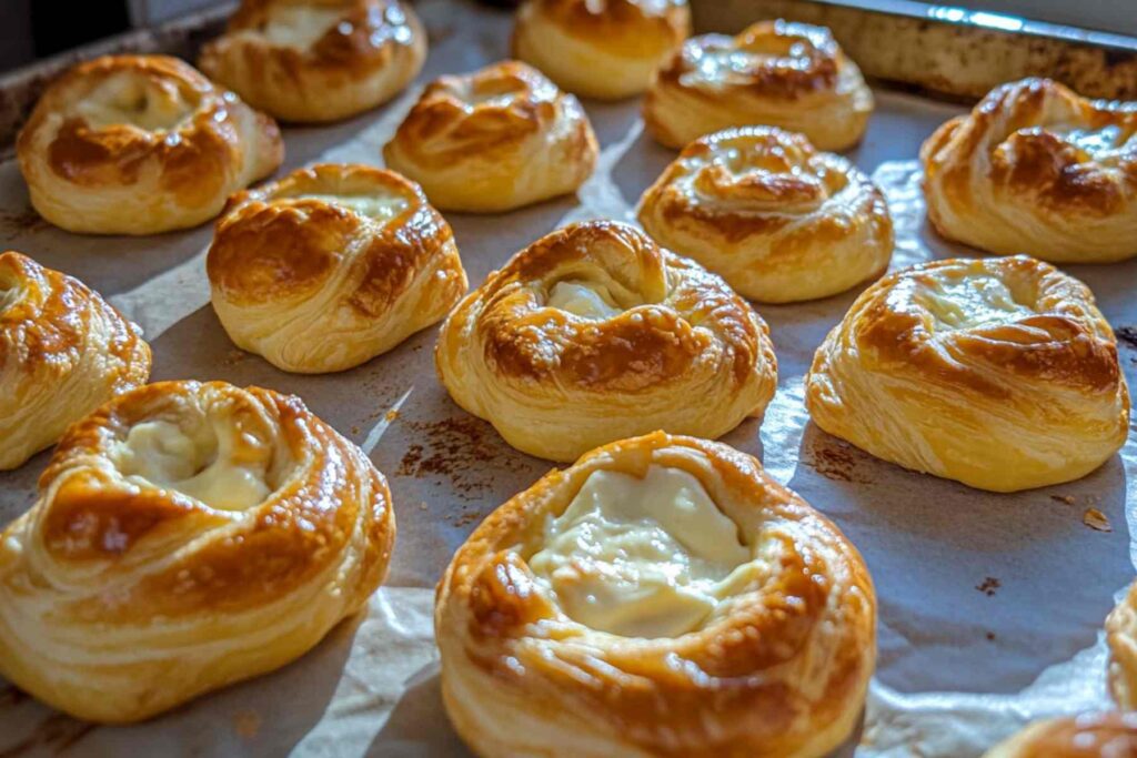Cheese Danish with Puff Pastry