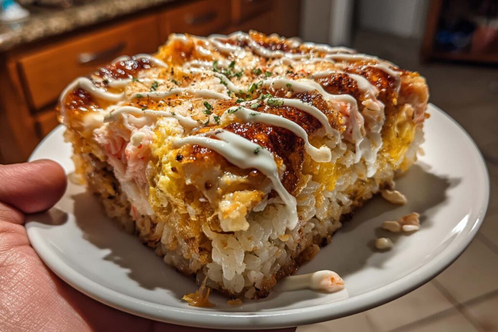 Freshly Baked Sushi Bake Recipe