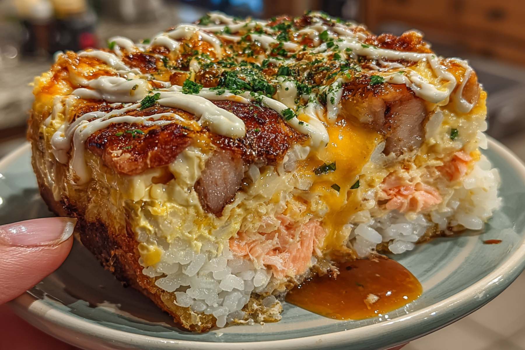 Freshly Baked Sushi Bake Recipe