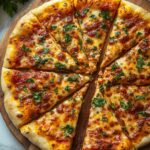 Homemade pizza dough easy recipe dough ball on floured counter