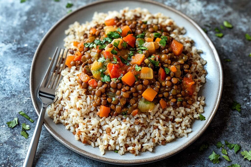 Vegetarian Mexican Lentils