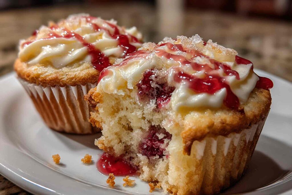 White Chocolate Raspberry Cupcakes