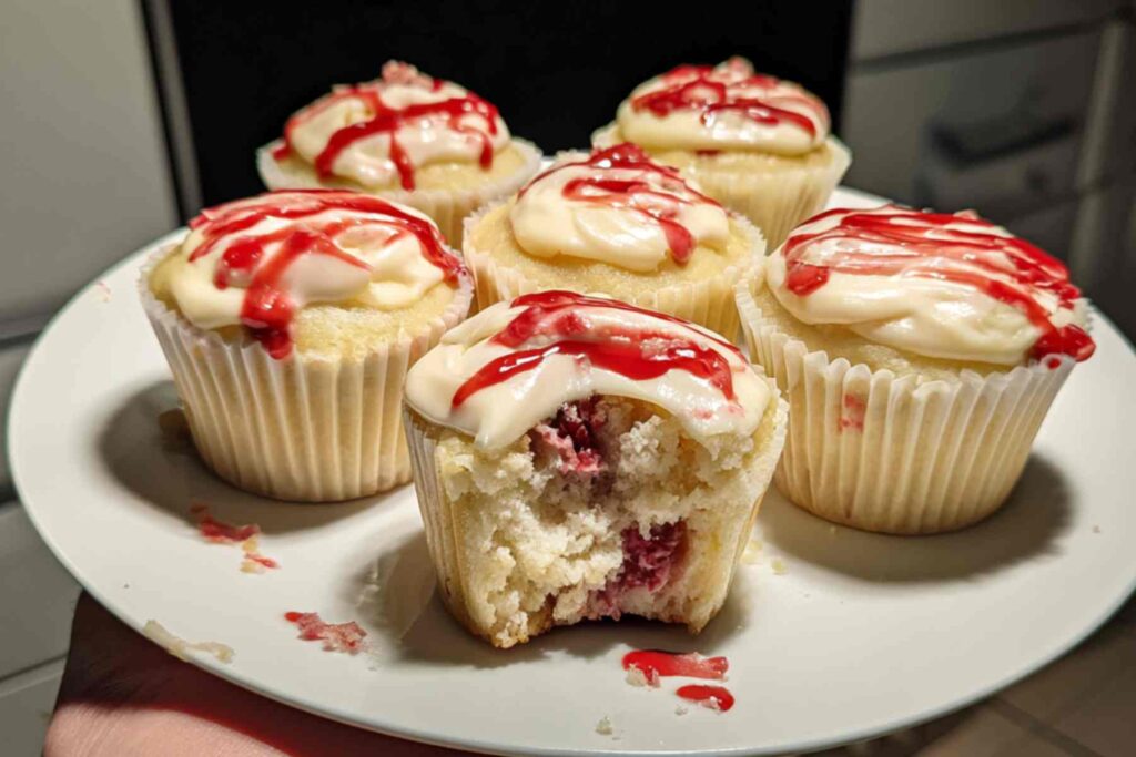 White Chocolate Raspberry Cupcakes