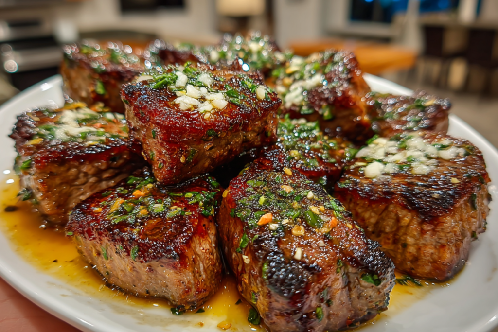 garlic butter steak bites
