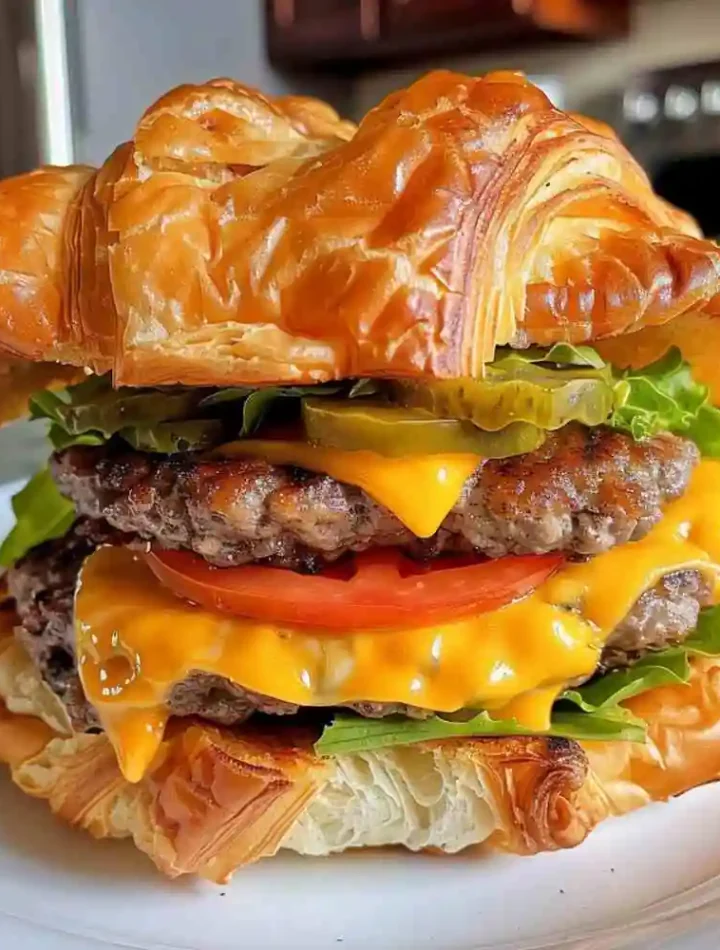 Croissant Smash Burgers