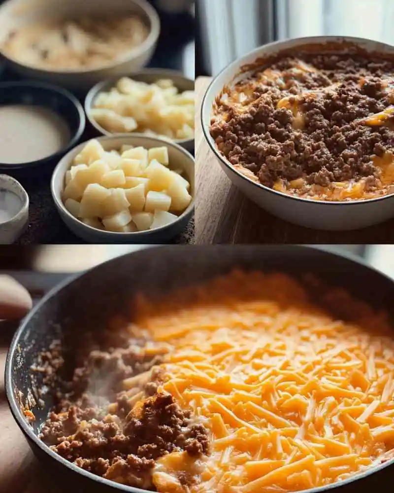 Hobo Casserole Ground Beef Recipe Easy (3)
