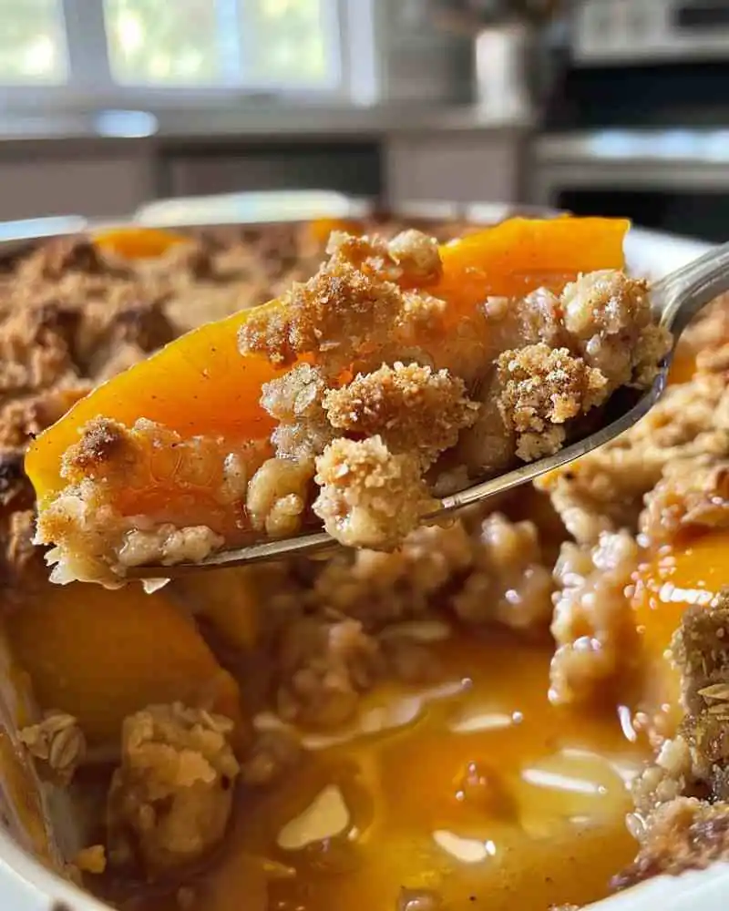Peach Crisp Recipe (2)