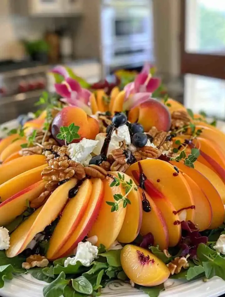 Refreshing Summer Peach Salad Recipe