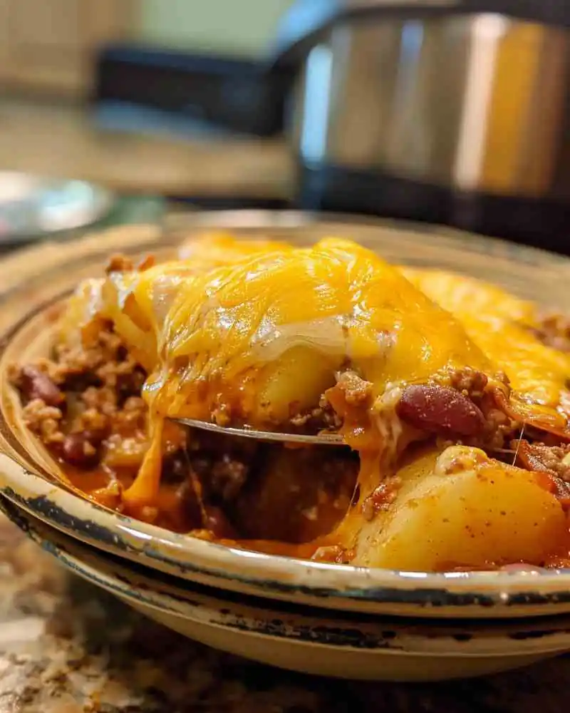Slow Cooker Cowboy Casserole