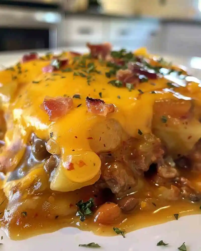 Slow Cooker Cowboy Casserole