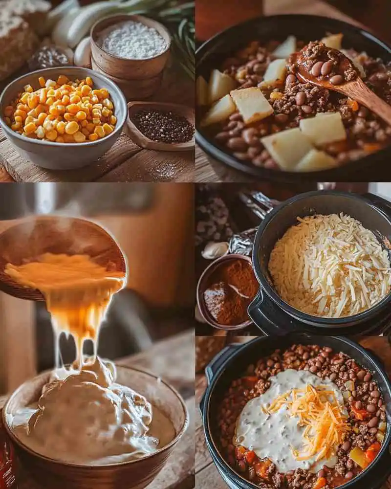 Slow Cooker Cowboy Casserole