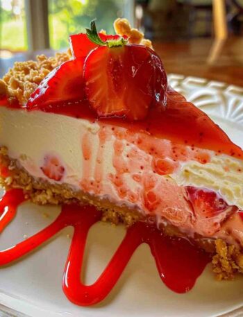 Strawberry Crunch Cheesecake