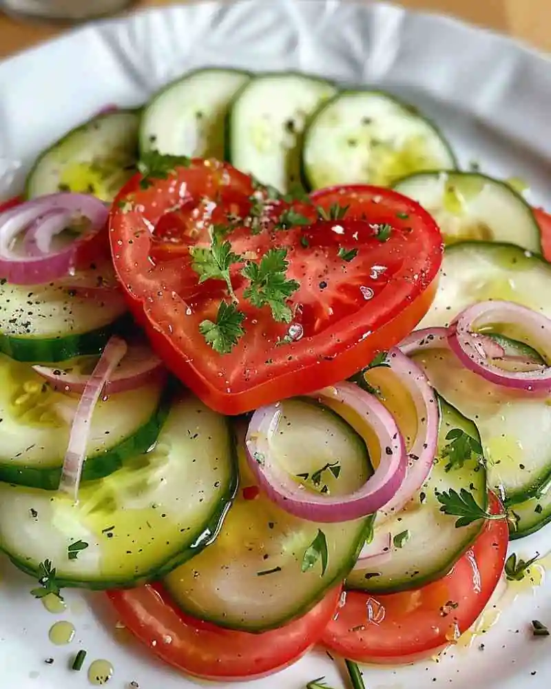 cucumber and tomato salad