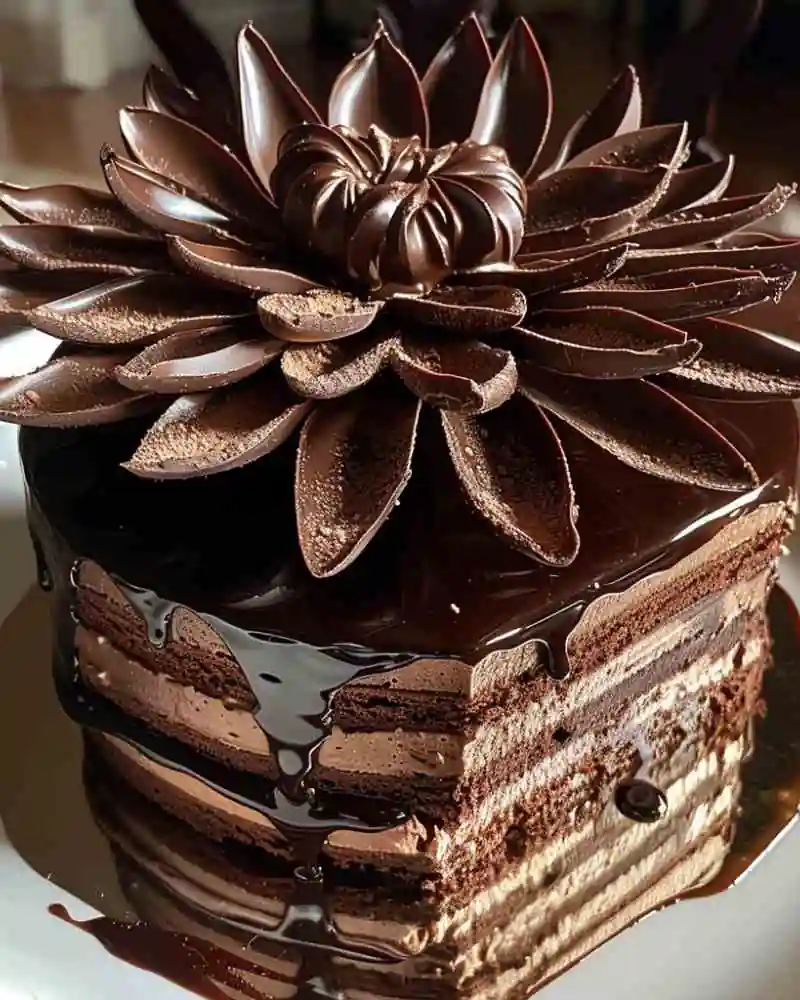 dark chocolate cake