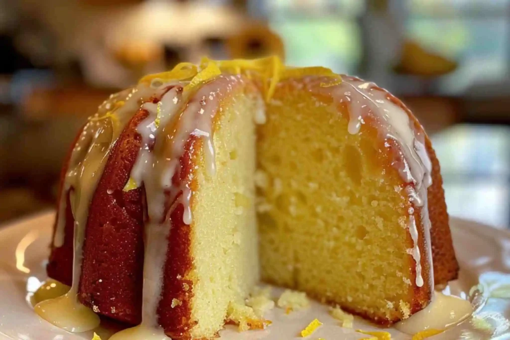Lemon Pound Cake from Cake Mix Boxes