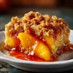 peach crisp with canned peaches